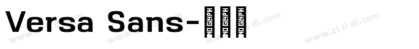 Versa Sans字体转换
